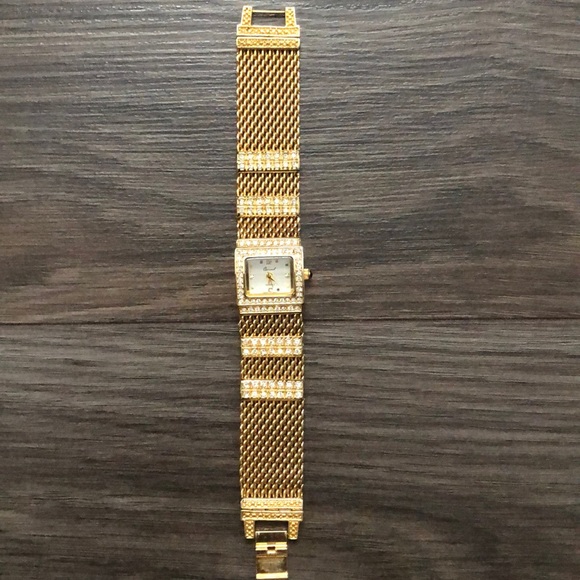Gold watch, with stones in band, from Vivah - Picture 1 of 3